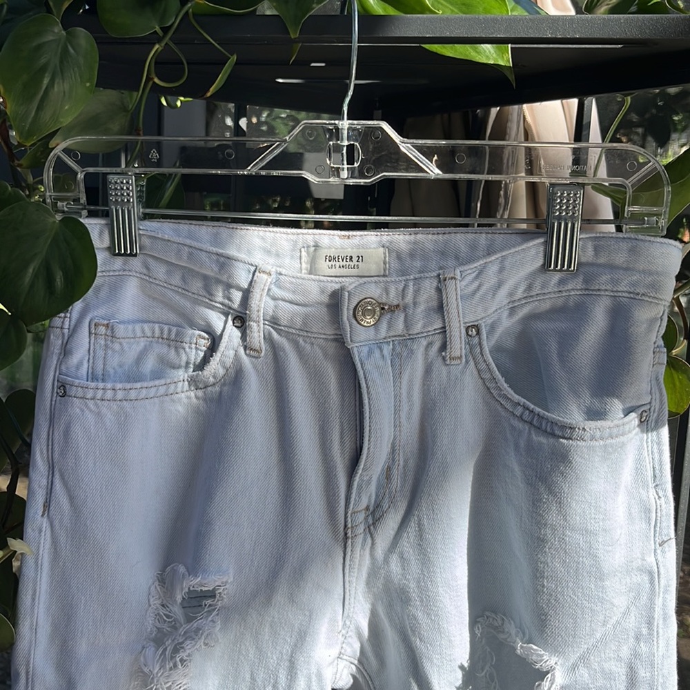 Forever21 Ripped Mom Jeans